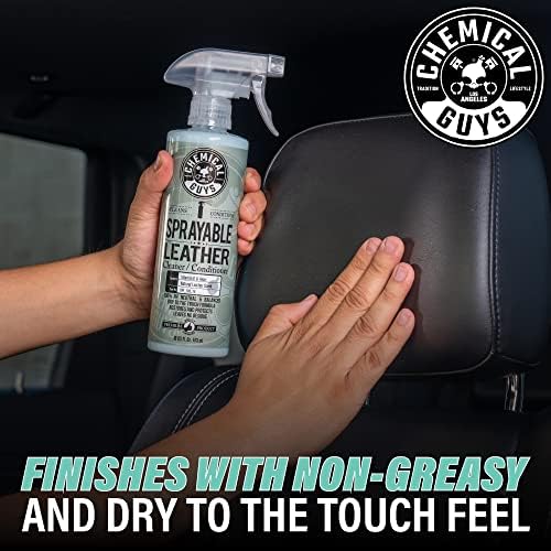 Chemical Guys, Sprayable Leather Cleaner & Conditioner in One Spray, 16 oz