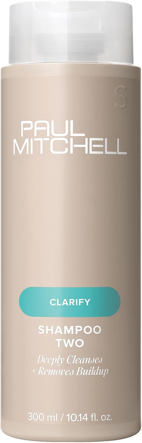 Paul Mitchell Shampoo Two, Clarifying Shampoo, Deep Cleanses + Removes Buildup, For All Hair Types, Especially Oily Hair