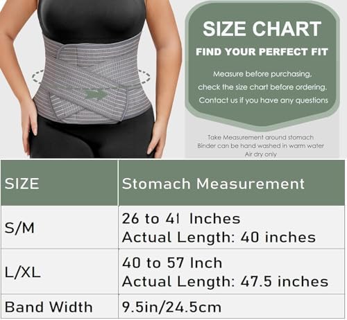 Abdominal Binder Post Surgery - Postpartum Belly Band Wrap