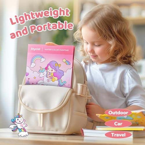 JoyCat Paint with Water Coloring Books for Toddlers (Magical Pony)