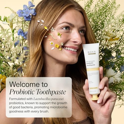 Boka Probiotic Toothpaste - Fluoride Free, Nano Hydroxyapatite Toothpaste
