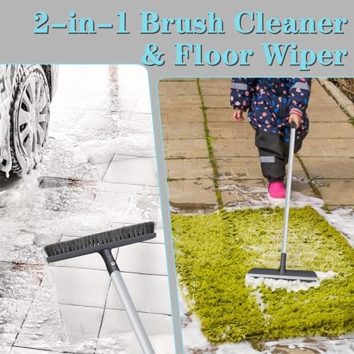 Floor Scrub Brush for Cleaning Bathroom,Kitchen,Patio,Tile,Garage and Deck