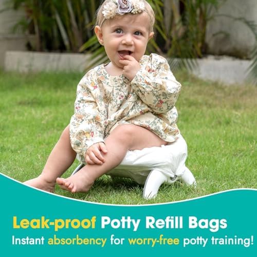[90 Counts] Disposable Potty Liners Compatible with OXO Tot 2-in-1 Go Potty