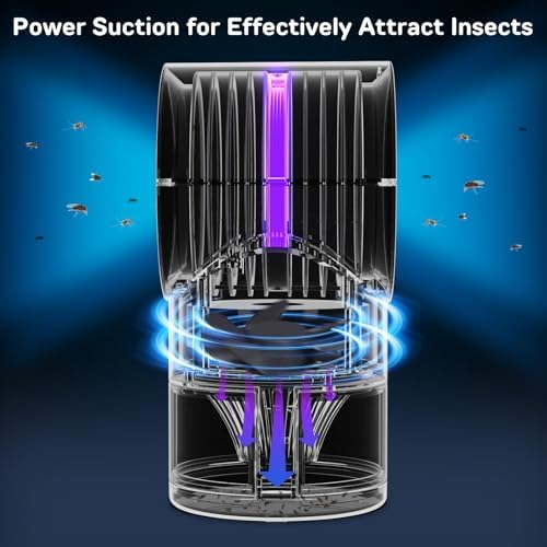 Fly Trap Indoor,White Gnat Traps House Indoor,Timed Indoor Insect Trap
