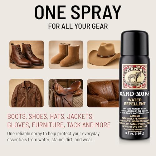 Gard-More Water & Stain Repellent, Leather & Suede Protector Spray