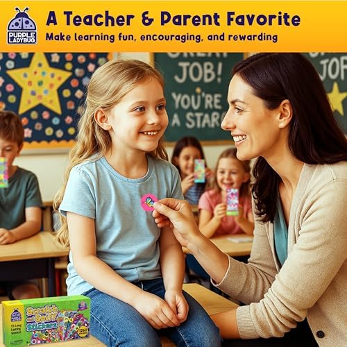 1260 Scratch and Sniff Stickers for Kids, 15 Scents - Smelly Stickers