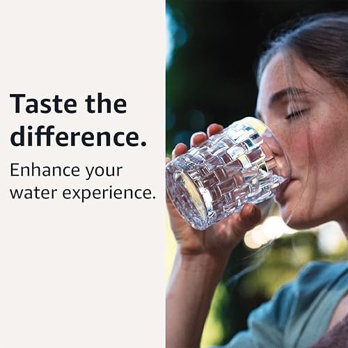 Amazon Basics Enhanced Water Filter, Brita Filter Replacement, 3-Pack