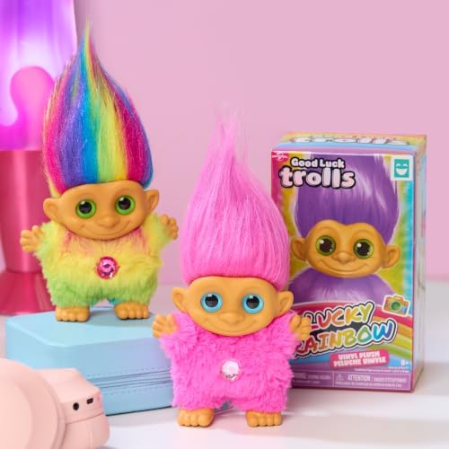 HAPPY HAUL Good Luck Trolls Vinyl Plush Clip-on Surprise Collectible Toy