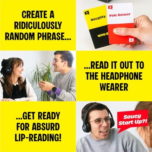 Sorry What - Award Winning Headphone Challenge Party Game for Adults 17+