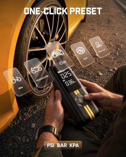 Fanttik X8 APEX Tire Inflator Portable Air Compressor, 1 Min Fast Inflation