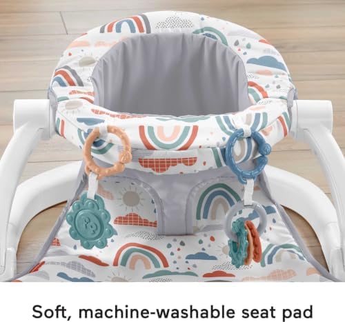 Fisher-PriceSit-Me-Up Floor Seat, Rainbow Showers