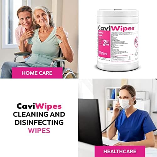 Metrex CaviWipes Disinfecting Wipes, 6x6.75 In, 160 Ct