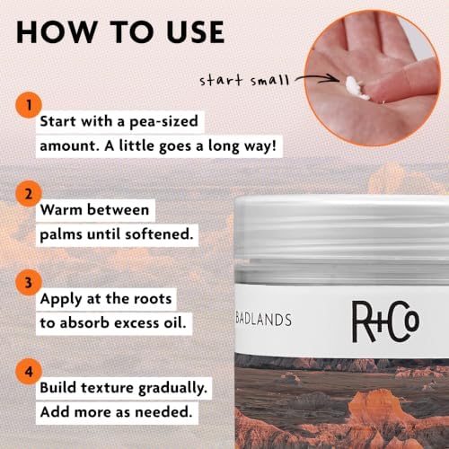 R+Co Badlands Dry Shampoo Paste, Dry Shampoo + Styling Paste
