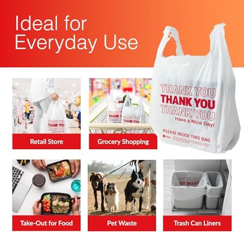 Reli. Plastic Bags Thank You (1050 Count)