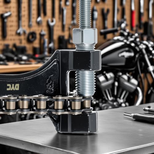DYC 420 Chain 132 Links with 5 Master Links and Chain Breaker Tool