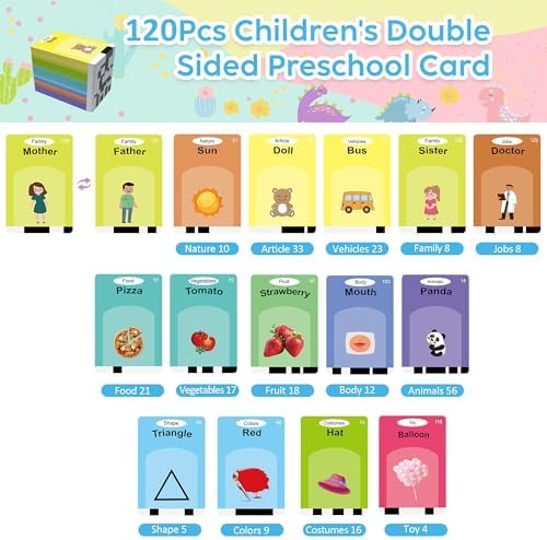 Talking Flash Cards,Kids Toddler Flash Cards with 240 Sight Words