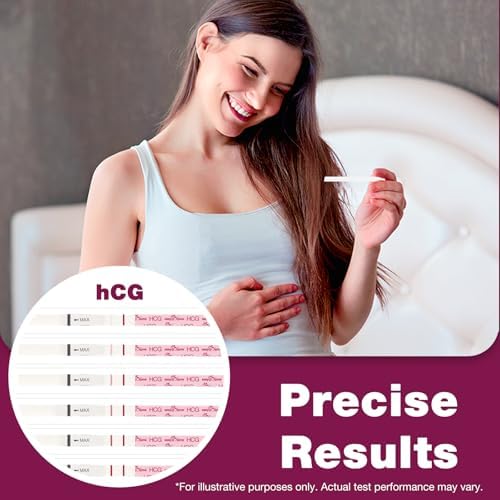 easy@Home Pregnancy Test Strips, 20 Pack with Premom App