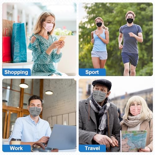 ZIYE 100 Pcs Non-medical Disposable Face Masks