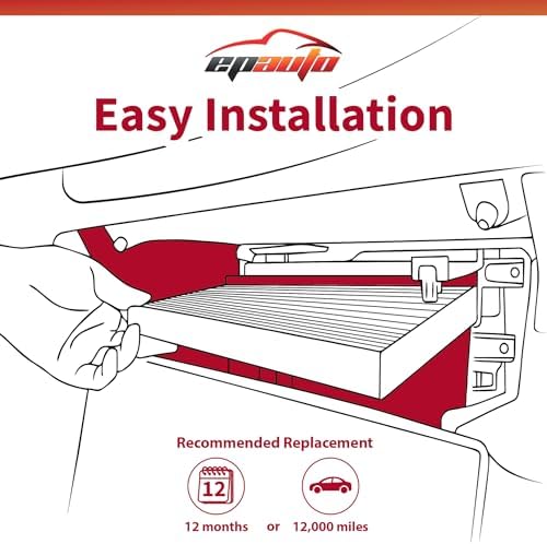 EPAuto CP157 (CF12157) Cabin Air Filter Replacement for Toyota and Lexus