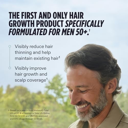 Nutrafol Men 50+ Hair Growth Supplements, Age 50+, 1-Month Bottle