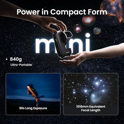 DWARFLAB Dwarf Mini Smart Telescope - 1.85lb Portable Astronomy Telescope