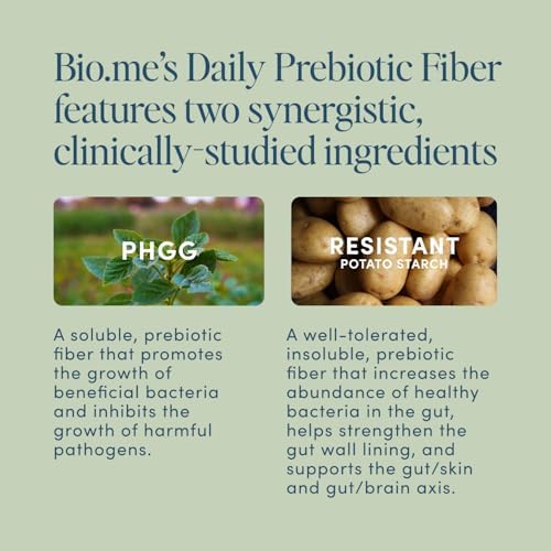 Bio.me Daily Prebiotic Fiber Powder - Unflavored, 30 Servings