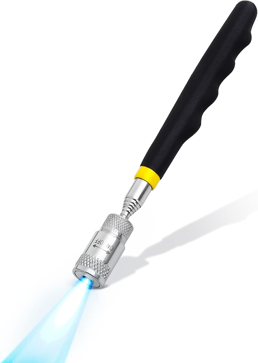 1 Piece 3.5LBs Telescoping Magnetic Pickup Tool, with Pen Clip Design, Magnet Stick Rod Extendable 5.1" to 25.4" for Men, Birthday, Father's Day, Christmas Gift