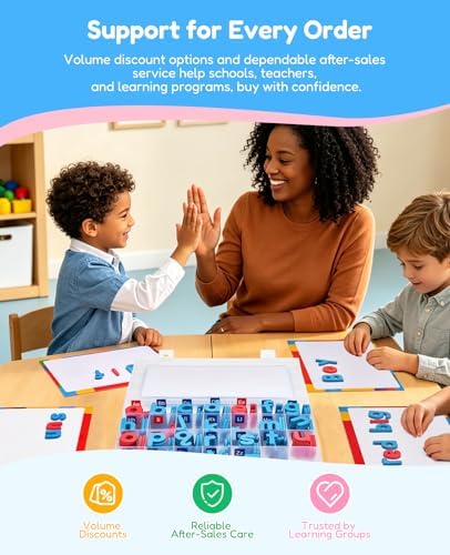 Gamenote Magnetic Letters Kit, 238 Pieces with Magnetic Board and Markers