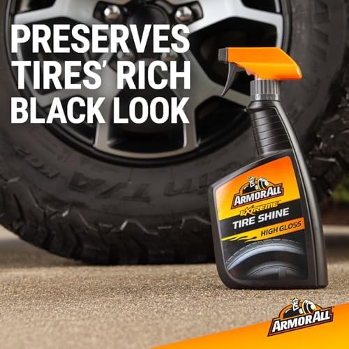 Armor All Tire Shine Spray, Even Shine, Minimal Overspray, 2 Count