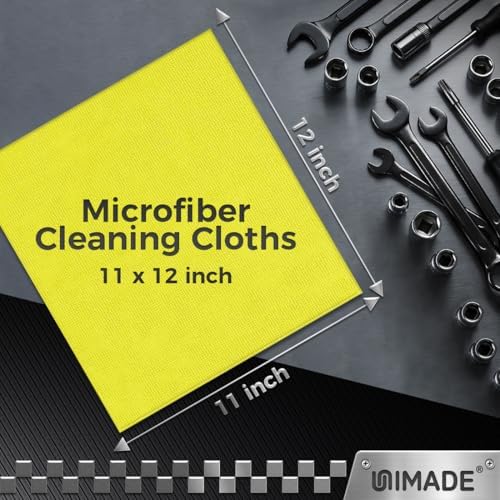 UNIMADE Microfiber Cleaning Cloth, 24 Pack Reusable Microfiber Towels