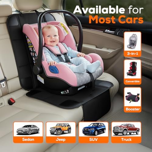VLM Car Seat Protector for Child Car Seat, 600D Waterproof Padded Cover
