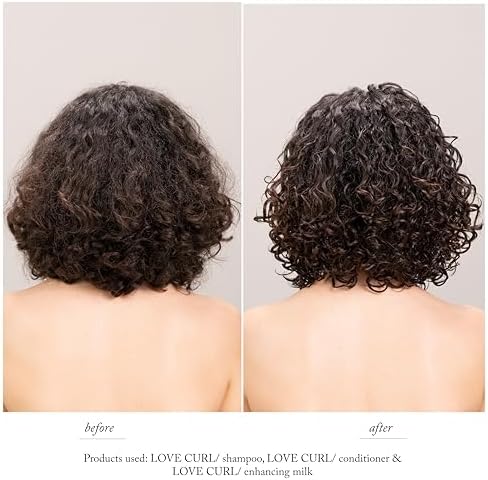 Davines LOVE/Curl Conditioner, Elasticizing & Taming Formula for Wavy or Curly Hair - Protein-Rich Treatment Enhances Volume, Softness & Control - Weightless Hydration for Defined Curls