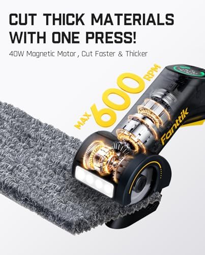 Fanttik C10 Pro BowGuide Electric Cardboard Cutter, Rotary Box Cutter