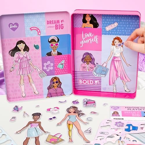 Horizon Group USA Magnetic Playset for Kids, Barbie