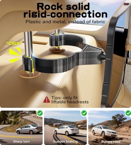 TAZENI Car Mirror for Baby for Rear-Facing Car Seat, Ultra Stable Hook Clip