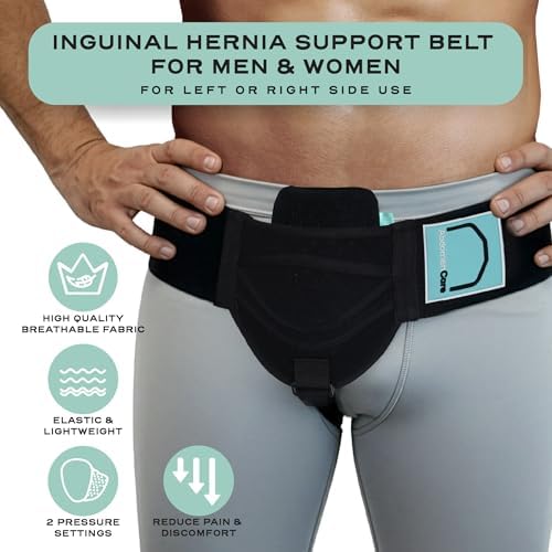 Abdomencare Inguinal Hernia Belt For Men & Women - Truss Support - S/M