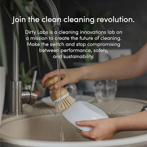 Dirty Labs | Dishwasher Detergent & Booster | Scent Free | 48 Loads (1 lb)