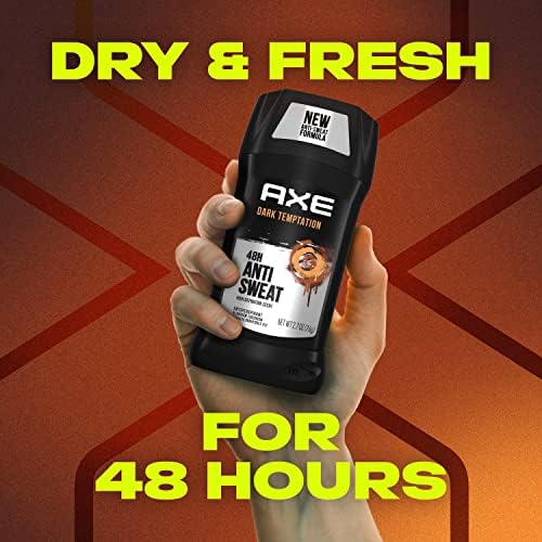 AXE Antiperspirant Stick For Men Dark Temptation Fresh Scent 2.7oz 4 Count