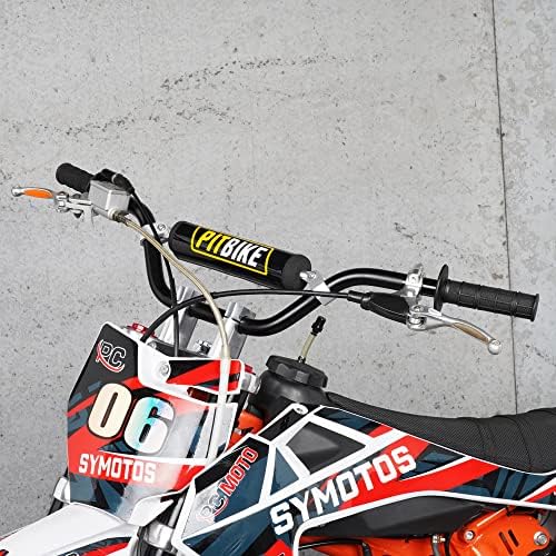 Universal 7/8" 22mm Dirt Pit Bike Handlebars with Crossbar, Foam Pad-Black