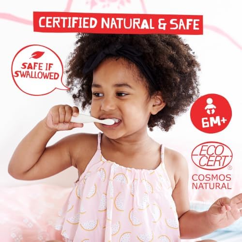 Jack N Jill Natural Toothpaste, Strawberry & Blueberry, 1.76 oz (Pack of 2)