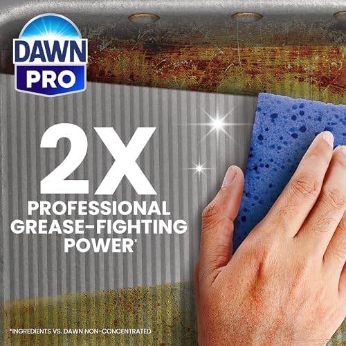 Dawn PRO Manual Pot & Pan Detergent, Bulk Liquid Dish Soap (1 gal, 4 pack)
