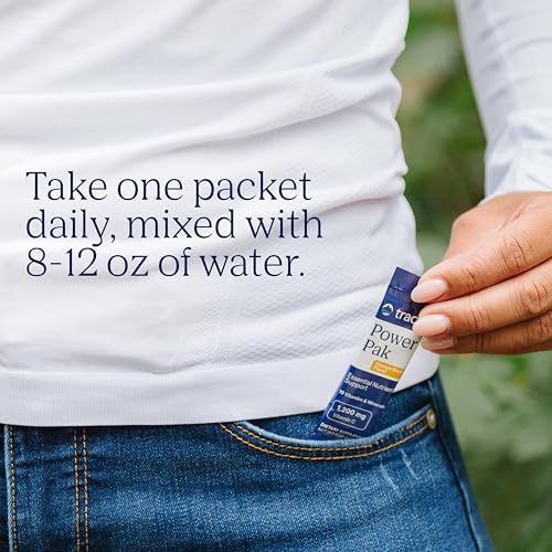 Trace Minerals Power Pak Electrolyte Powder Packets, Orange Blast, 30 Ct