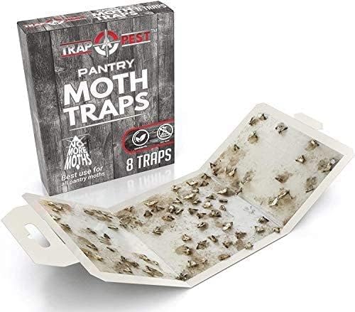 Trap a Pest Pantry Moth Traps - Pheromone Glue Lure - 8 Pack