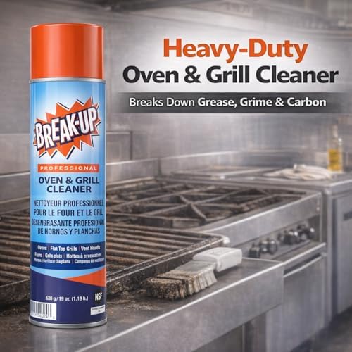 Diversey Break-Up Oven & Grill Cleaner, Aerosol Spray, 19 oz