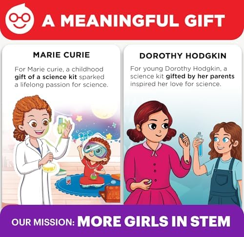 Doctor Jupiter Girls' First Science Experiments Kit for Kids Ages 4+