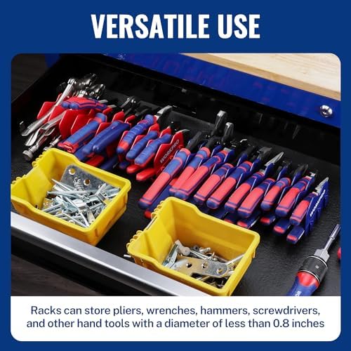 WORKPRO 2-Pack Plier Organizer Rack, 20-Slot Tool Organizer and Storage