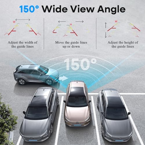 15-Minute Easy to Install Backup Camera: Plug-Play 15FT Clear Night Vision