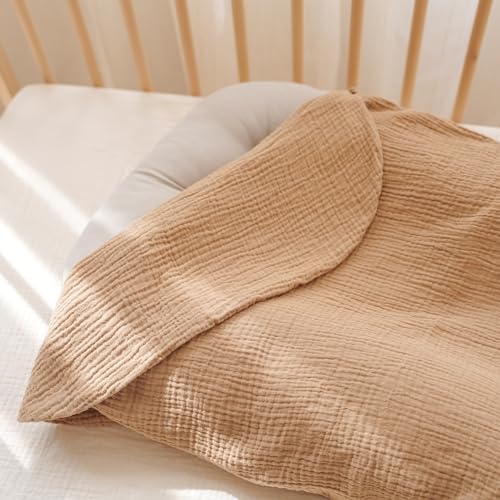 Konssy 2 Pack Muslin Baby Lounger Covers, Covers Only, 30.7" x 20"
