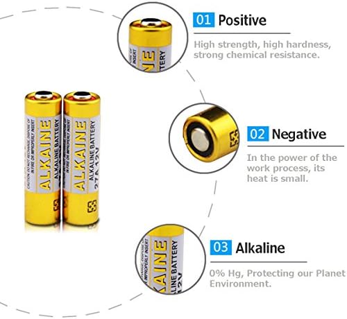 LiCB A27 27A 12V Alkaline Battery (5-Pack)