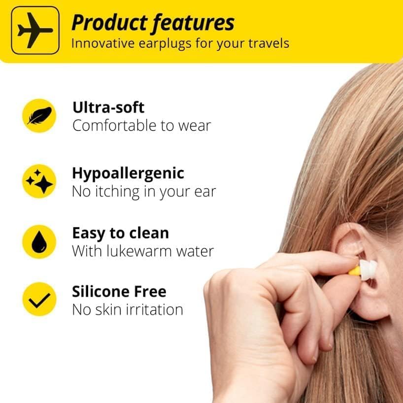Alpine FlyFit | Airplane Ear Plugs for Flying Pressure Regulation